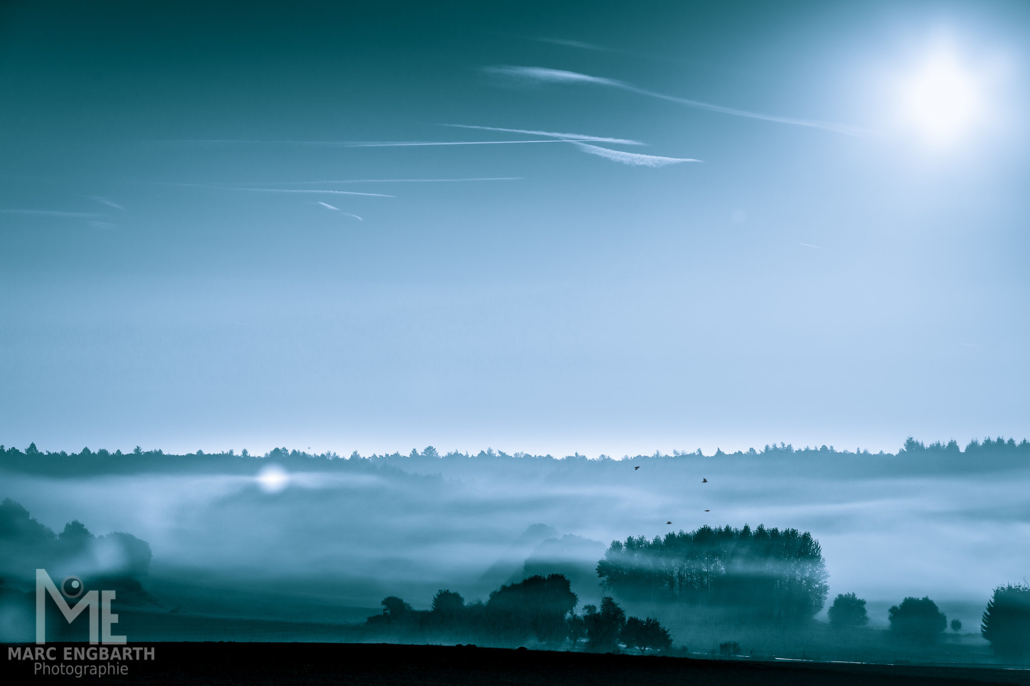 Nebel über dem Naheland