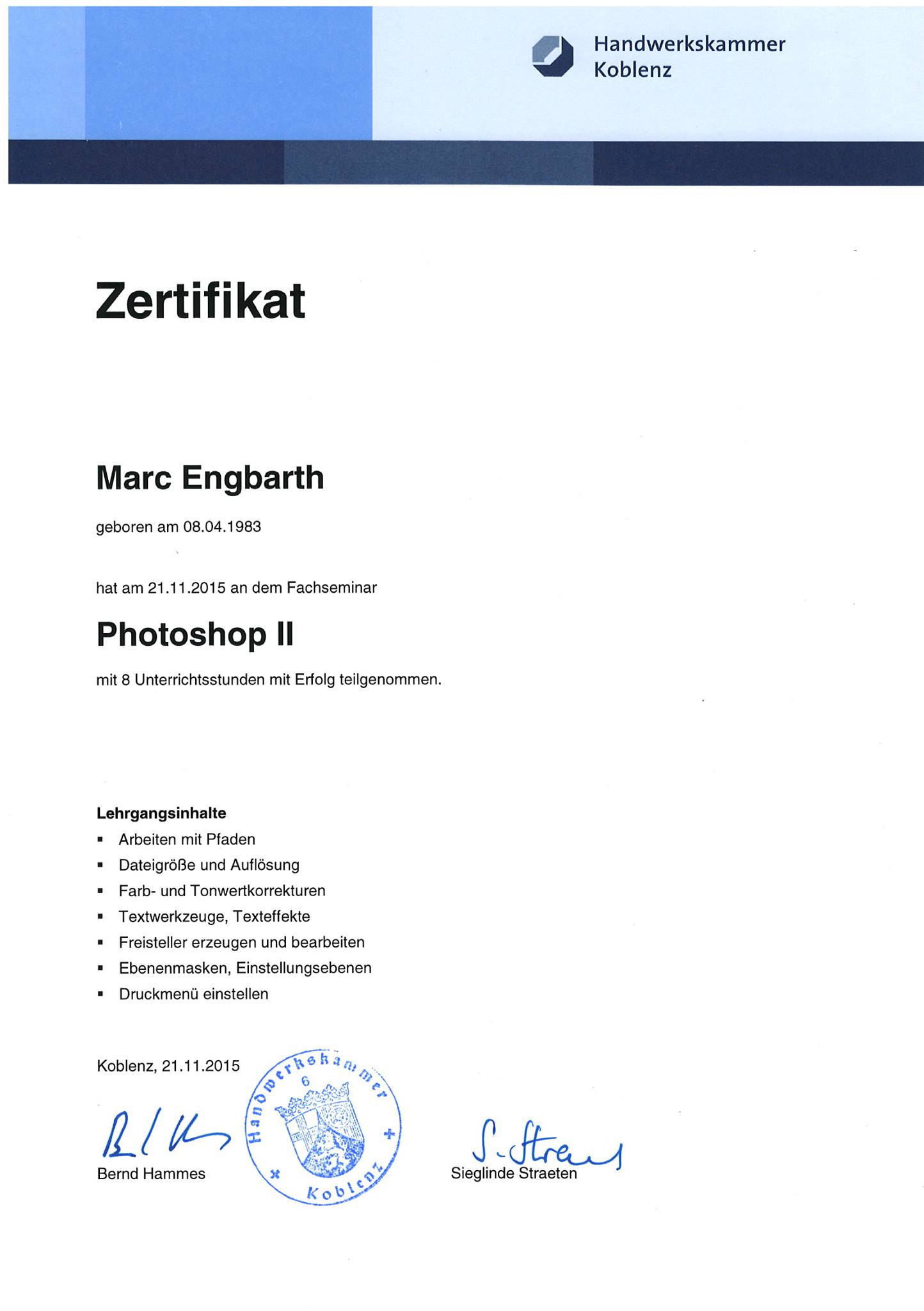 Nicht nur durch Workshops kann man sich weiterbilden, bei …