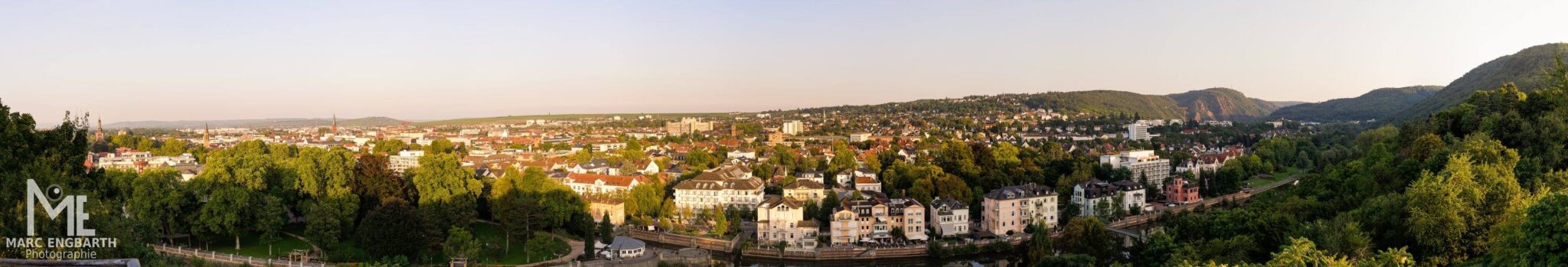 Blick über Bad Kreuznach, ein Panorama aus der Hand vom …