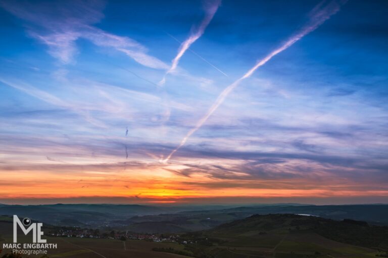 Spontanes Treffen auf dem Lemberg um den Sonnenuntergang …