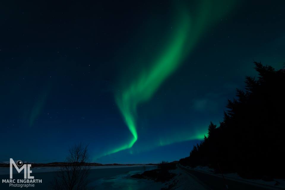 Eine kleine Vorschau von den Lofoten aus der letzten Nacht