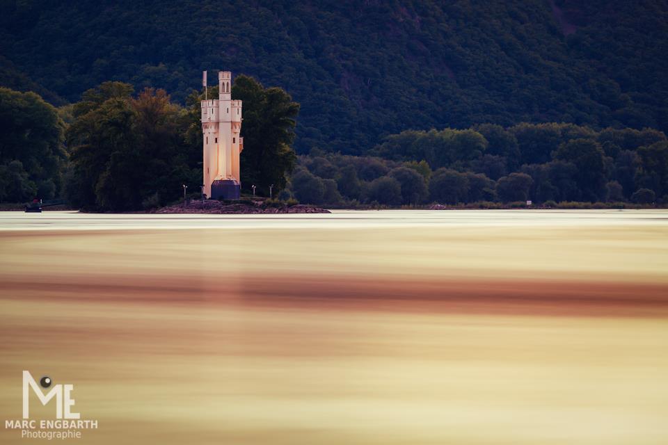 Zum Wochenende nochmal den Mäuseturm in Bingen in zwei …