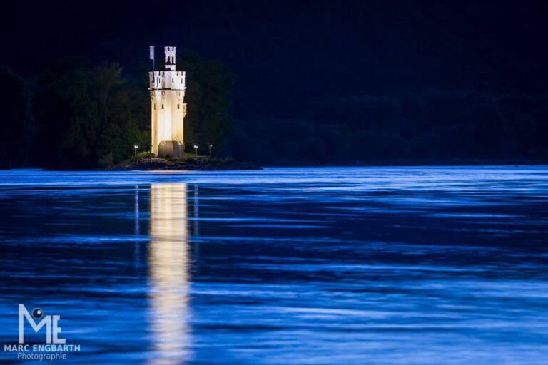 Zum Wochenende nochmal den Mäuseturm in Bingen in zwei …