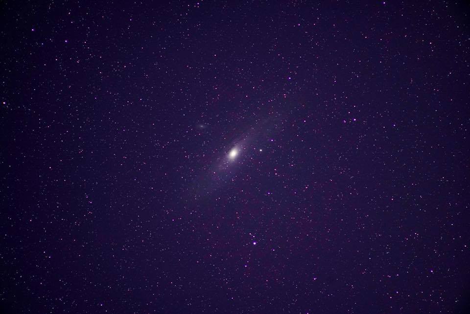 Heute nehme ich mir mal die Andromeda-Galaxie vor