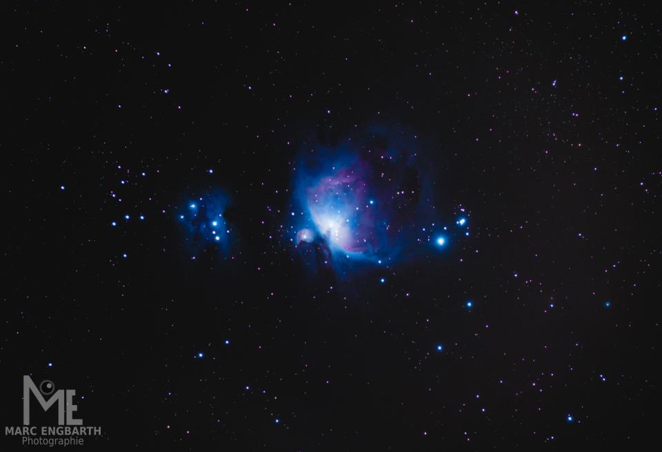 Orionnebel M42 Wenn man mal nicht schlafen kann oder …
