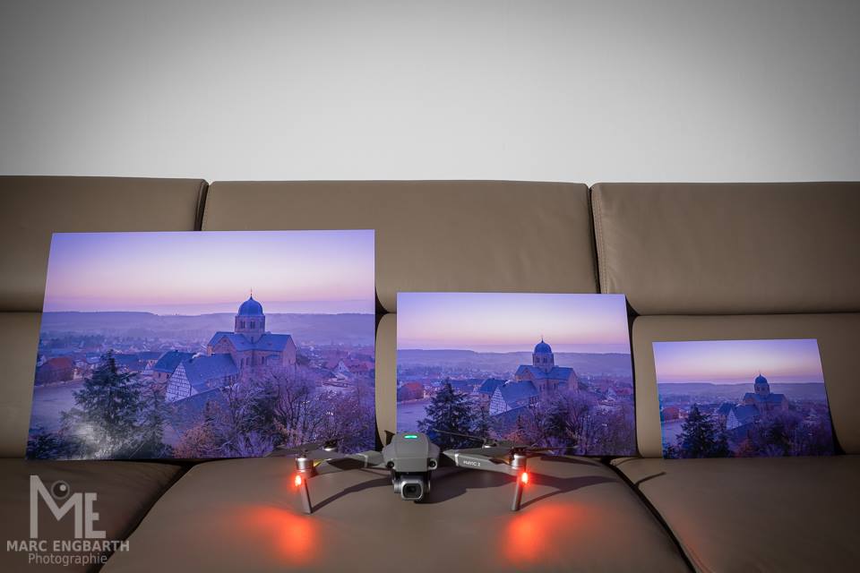 Auf dem Bildschirm wirken die Fotos ja schon gut, aber so …