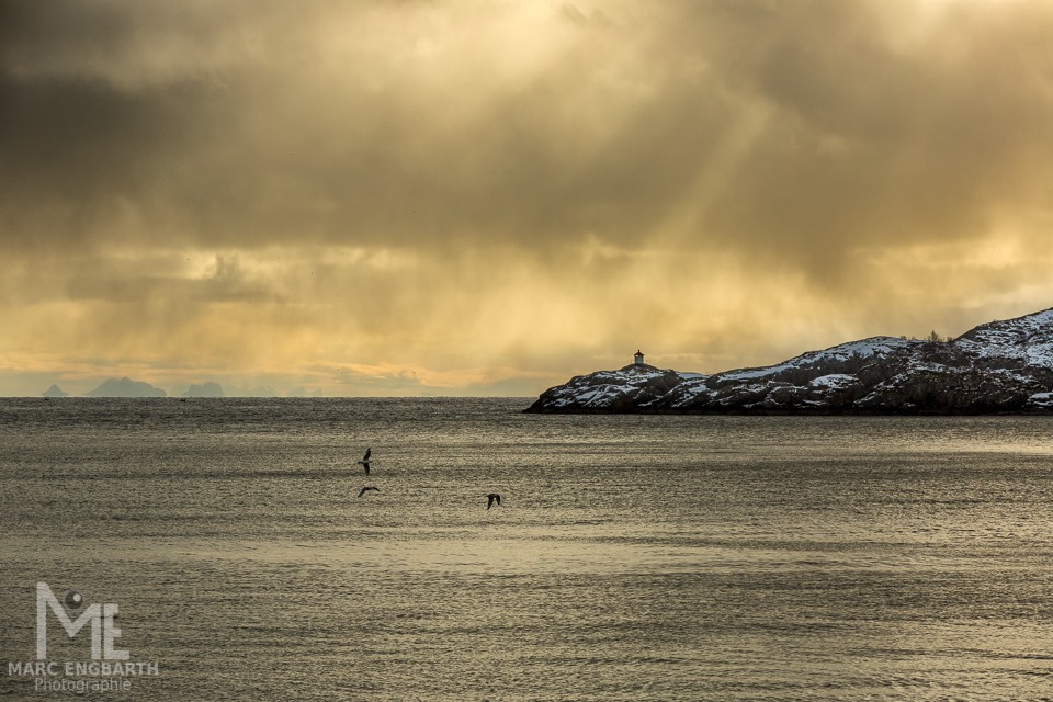 Wetterumschwung Das Bild enstand in Nusfjord, einem …