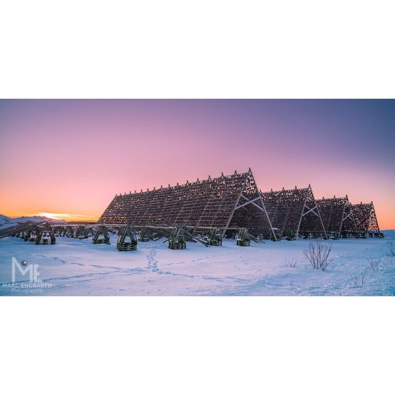 Sonnenuntergang in Laukvik • Die Idee zu diesem Bild …