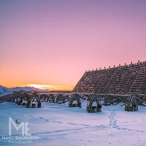 Sonnenuntergang in Laukvik • Die Idee zu diesem Bild …