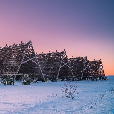 Sonnenuntergang in Laukvik • Die Idee zu diesem Bild …