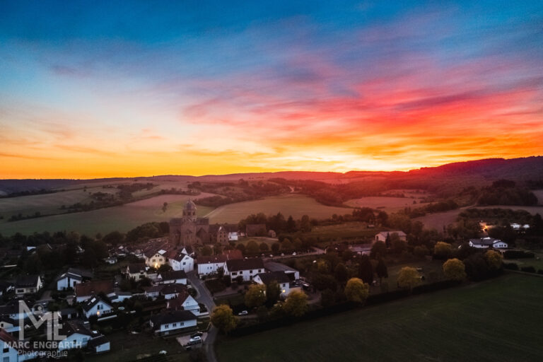 Gestern Abend gab es wieder einen tollen Sonnenuntergang …