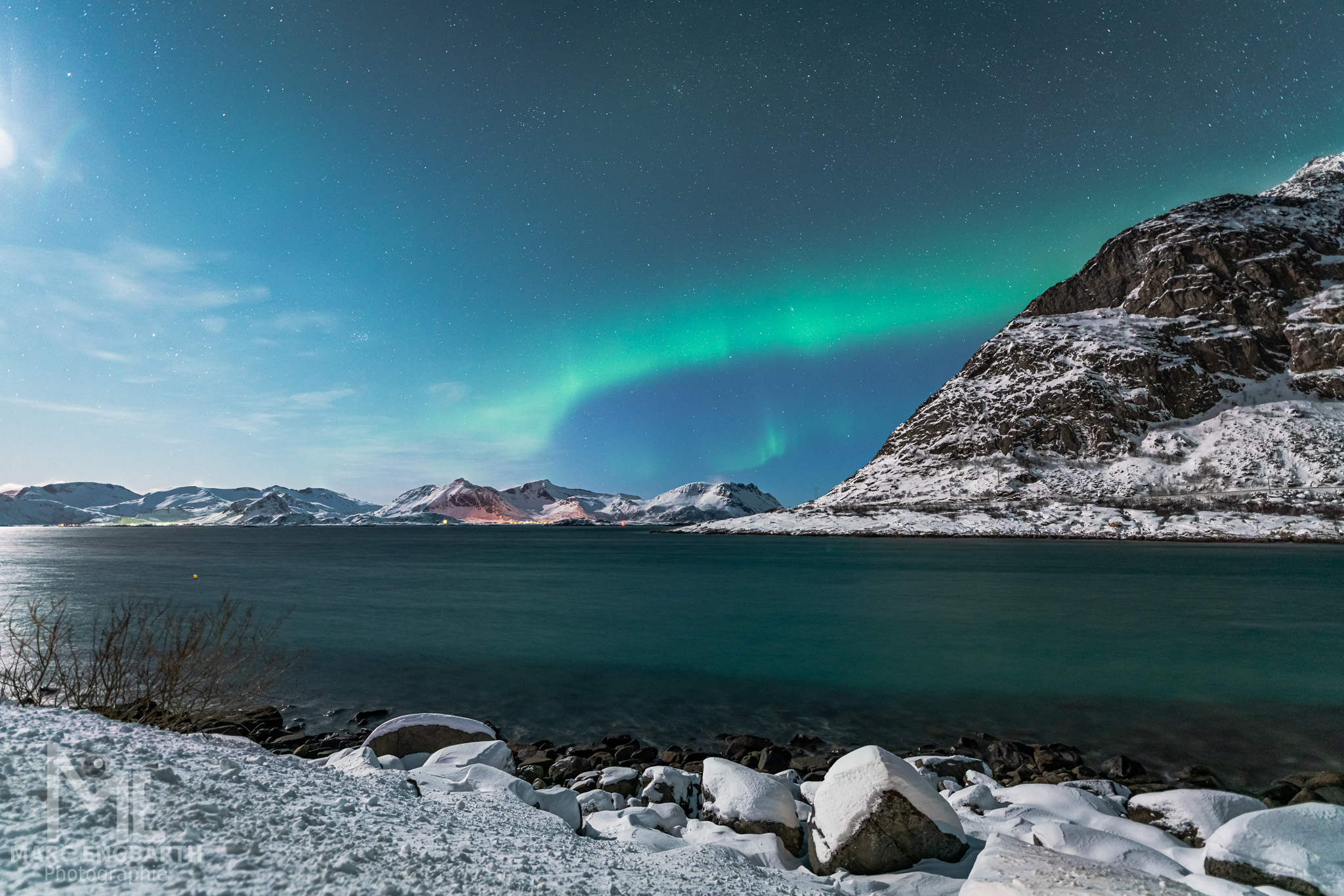 Aurora Borealis und Vollmond Equipment: Sony A7R III …