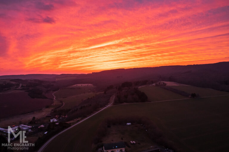 Sonnenuntergang Mit dem letzten Rest Akku noch schnell …