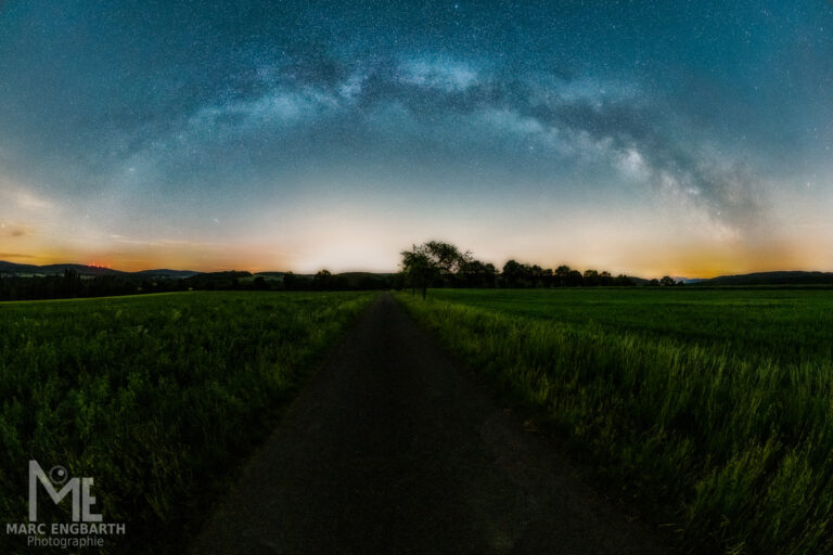 Die erste Milchstraße für dieses Jahr