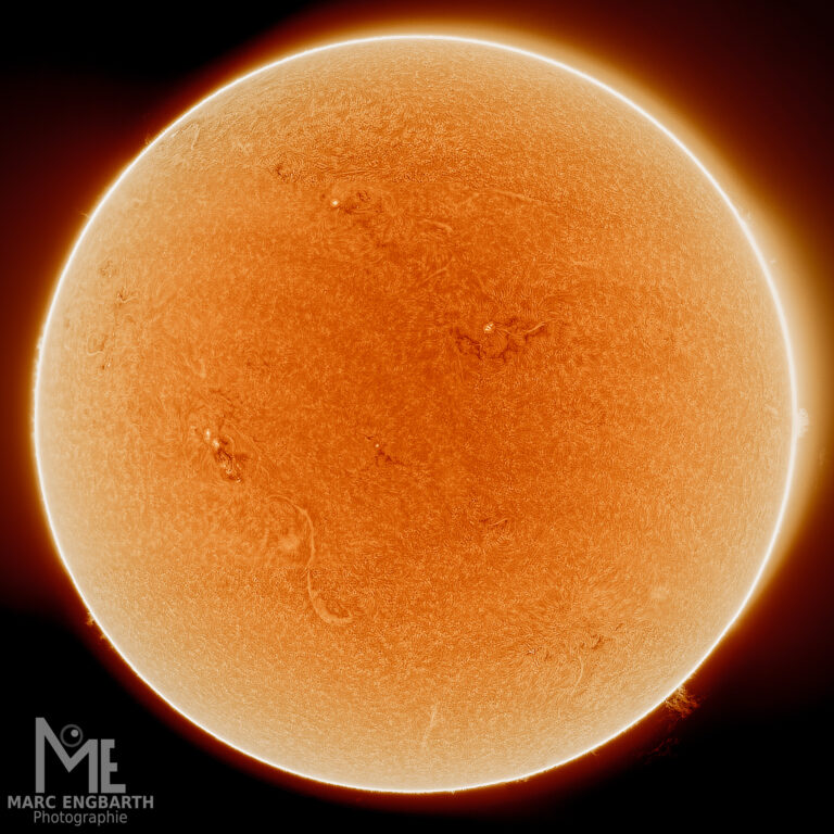 Mein erstes Gesamtfoto unserer Sonne vom 25.06.2023 um ca