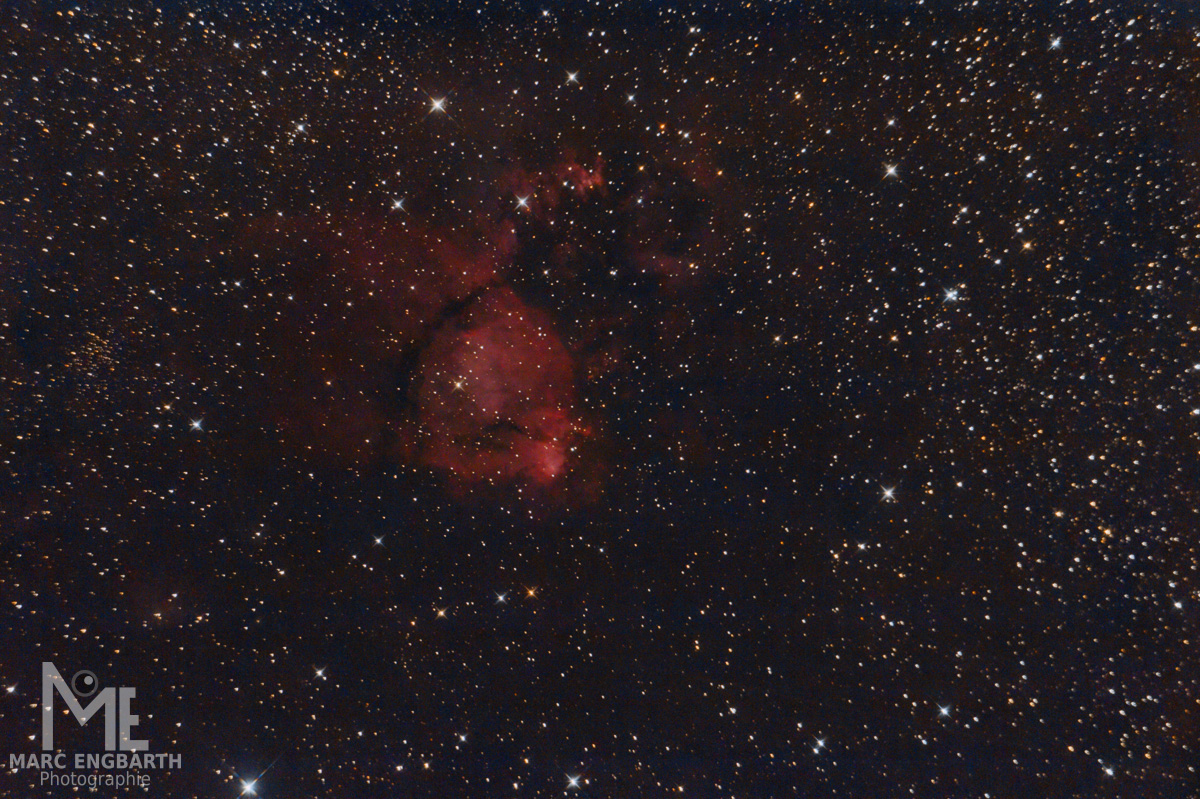 Das erste Foto mit dem Skywatcher 200 PDS zeigt IC1795 …