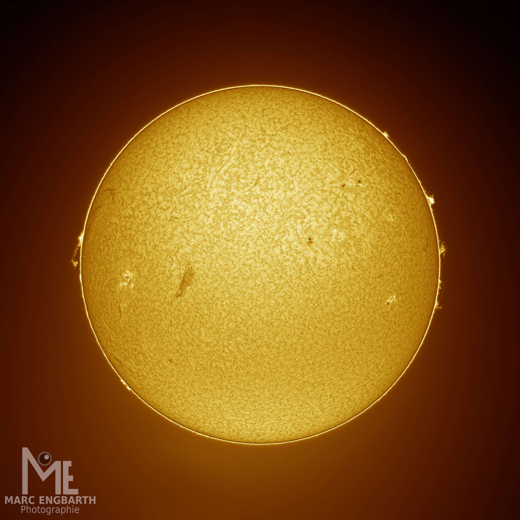 Die Sonne vom 19.04.2025 Andere Optik, anderer Filter -> …