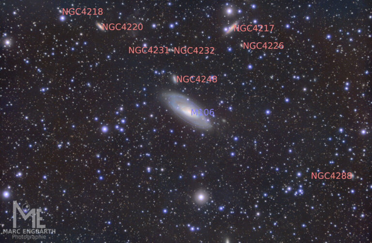 Mal wieder ein Deep-Sky-Bild und zwar handelt es sich …