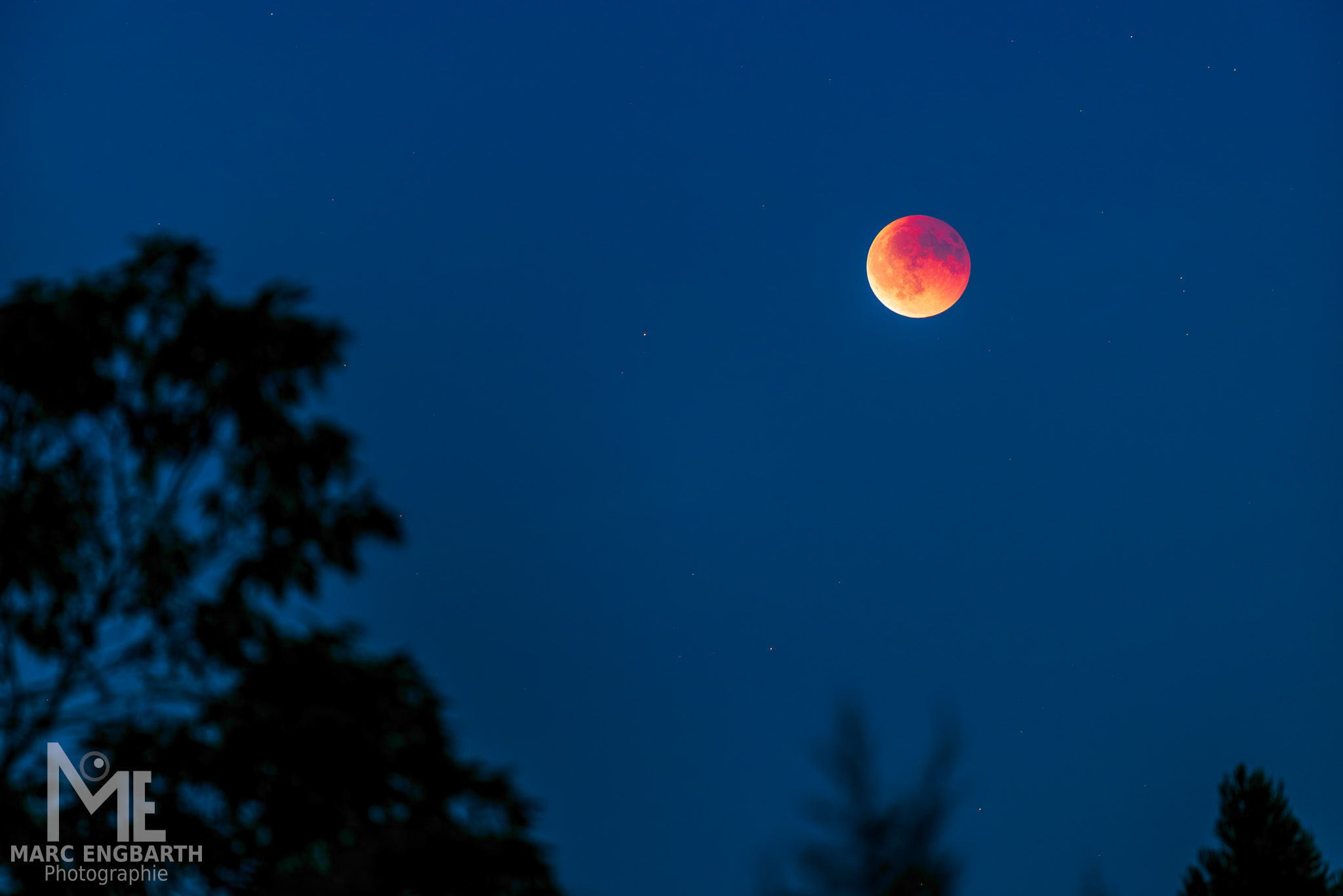 Mondfinsternis vom 07.09.2025 Hier sieht man den …