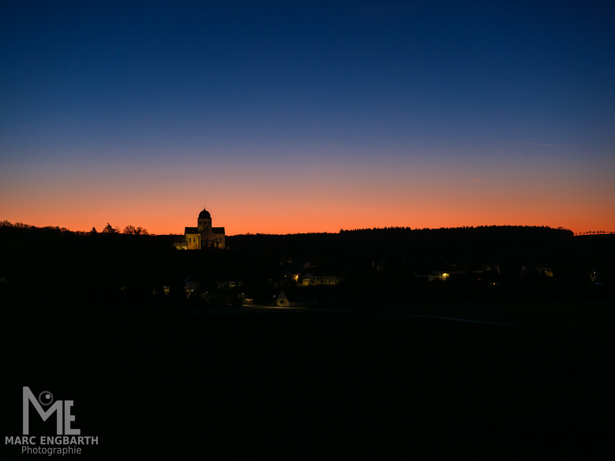 Sponheimer Skyline kurz vor Sonnenaufgang Equipment …